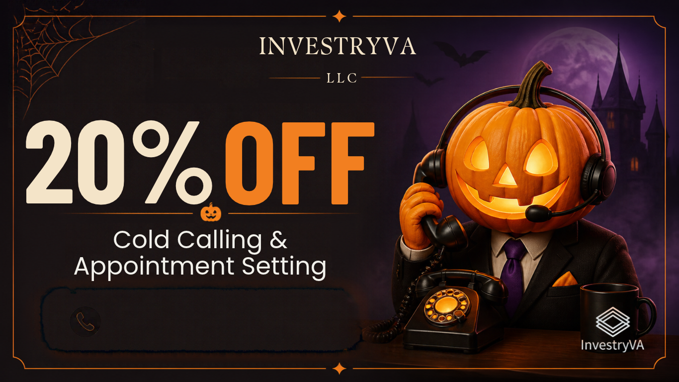 Real estate cold calling services with 20% discount for real estate agents and investors
